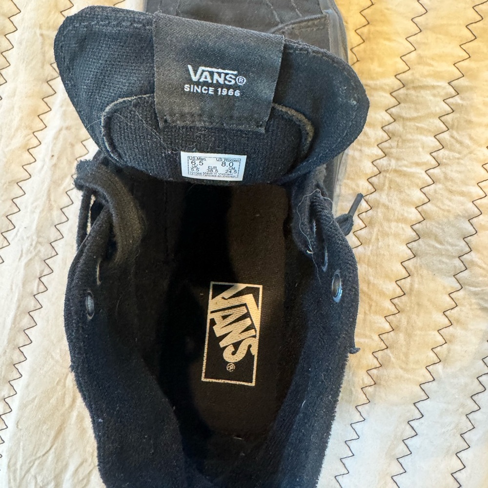 Vans Black High-Top Sneakers - Picture 4 of 5